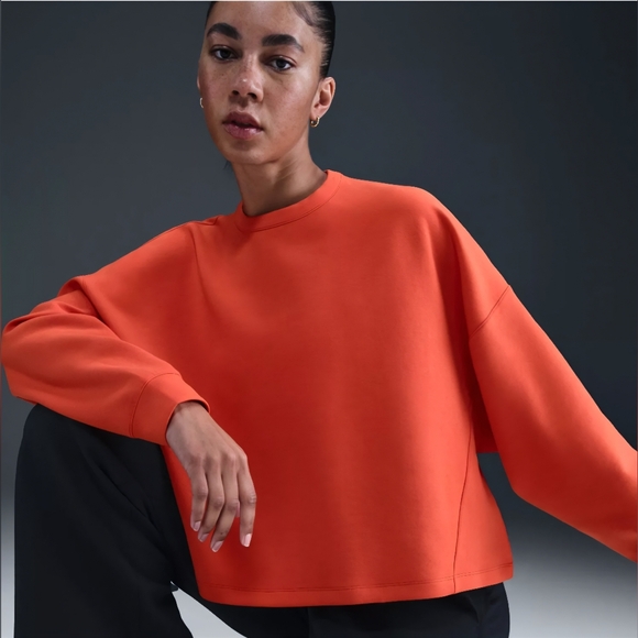 Nike Tops - Nike 24.7 ImpossiblySoft Oversized Crewneck Sweatshirt, NWT